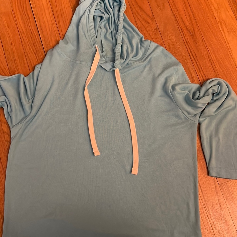 Zyia Lounge Boyfriend hoodie teal